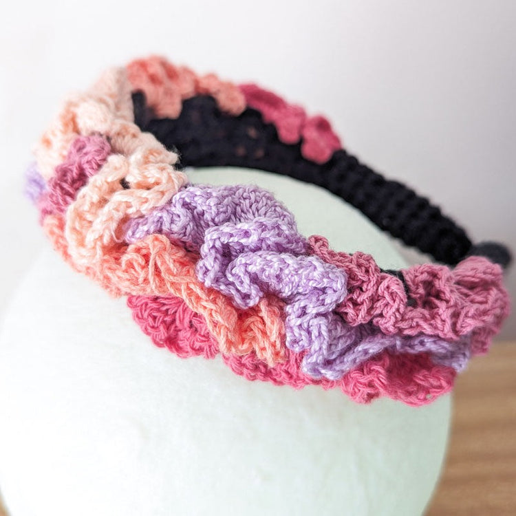 Coral Garden Crochet Headband