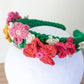 Vibrant Garden Crochet Headband