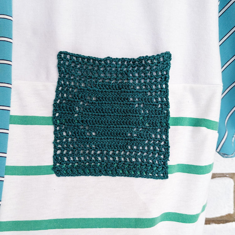 Stripes and Stitches Tee - size 22