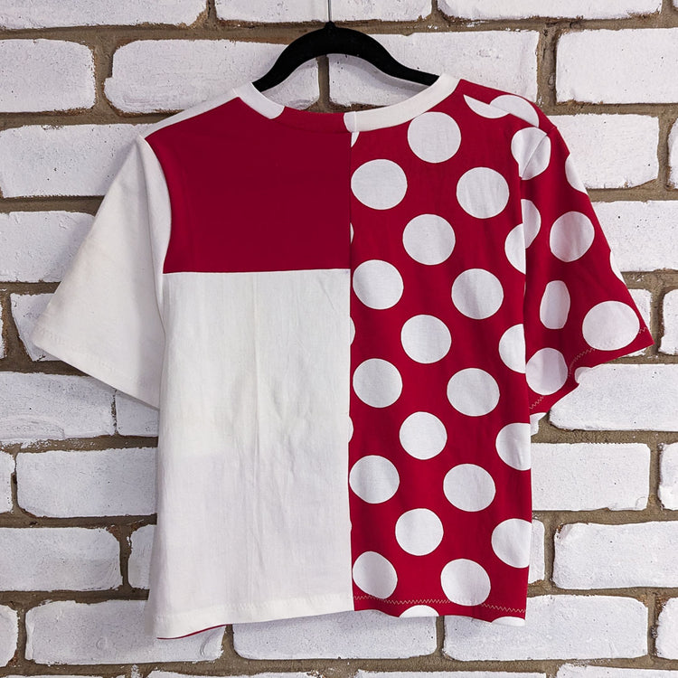 Crochet Polka Tee - size 16