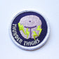 Girth Guides Thunder Thighs, Fat Activist Patch