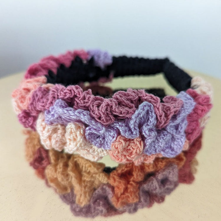 Coral Garden Crochet Headband