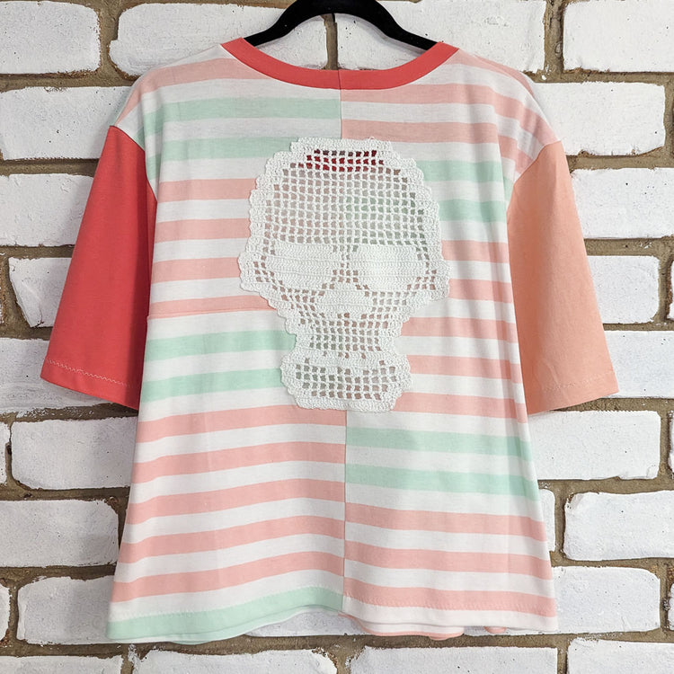 Skulls and Stripes Tee - size 28