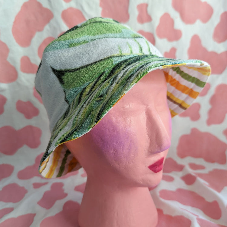 Tropical Towelling Bucket Hat - Small