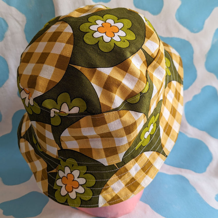 Retro Citrus Bucket Hat - Large