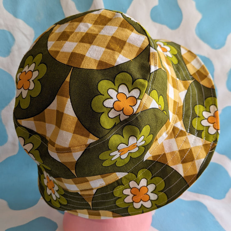 Retro Citrus Bucket Hat - Medium