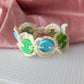 Green Medallion Bracelet