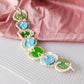 Green Medallion Bracelet