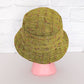 Lime Tweed Bucket Hat - Medium