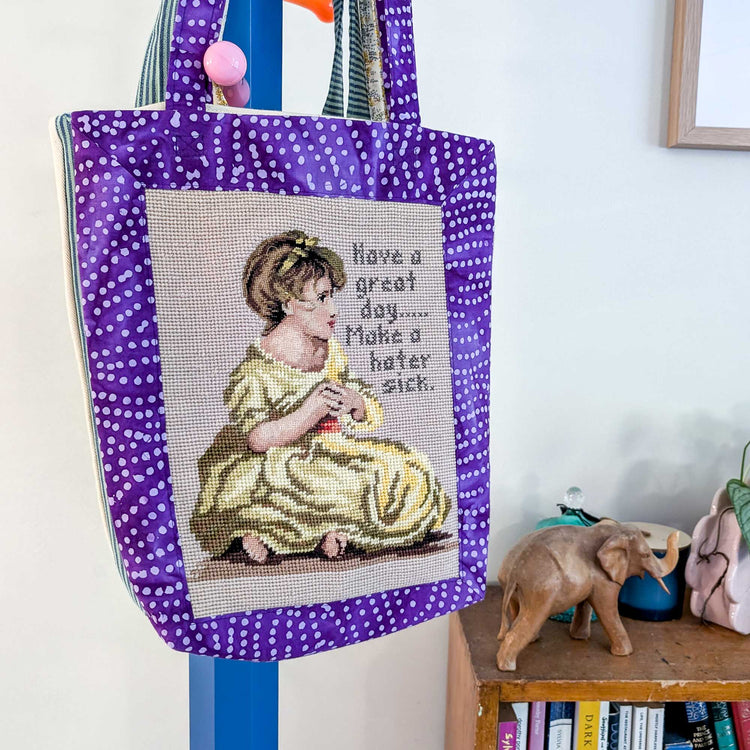 Make a Hater Sick Tapestry Tote Bag