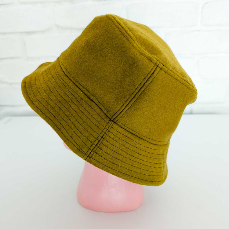 Pea Soup Wool Bucket Hat - Large