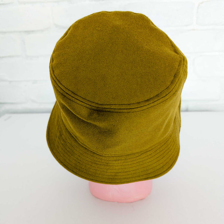 Pea Soup Wool Bucket Hat - Large