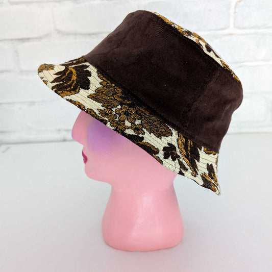 Groovy Brown Couch Bucket Hat - Medium