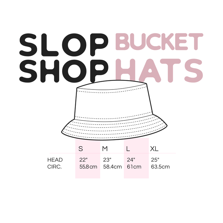 Milkshake Bucket Hat - Extra Large