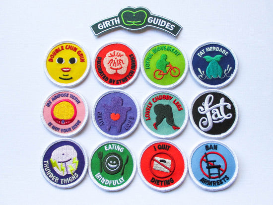 Girth Guides Fat Activist Patches