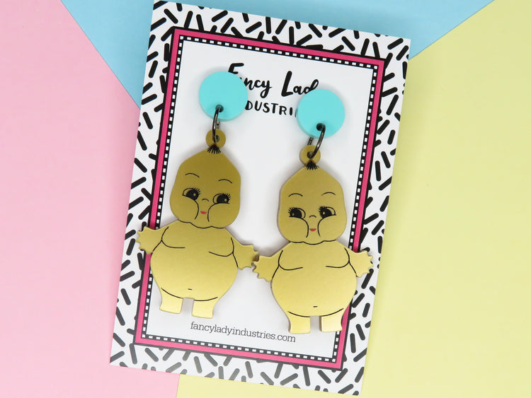 Golden Chewpie Earrings