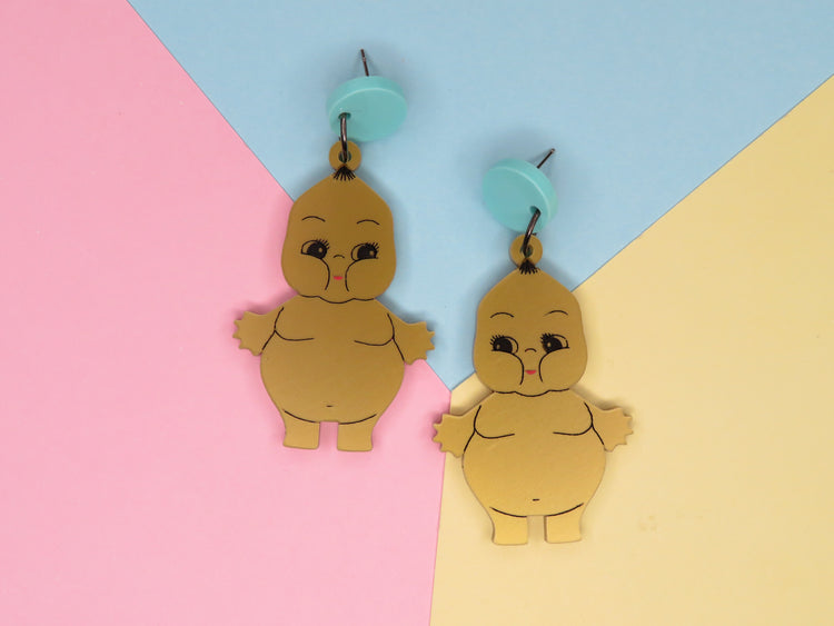 Golden Chewpie Earrings