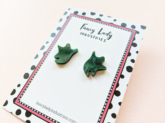 Tiny Plumpies Studs - Green Mineral